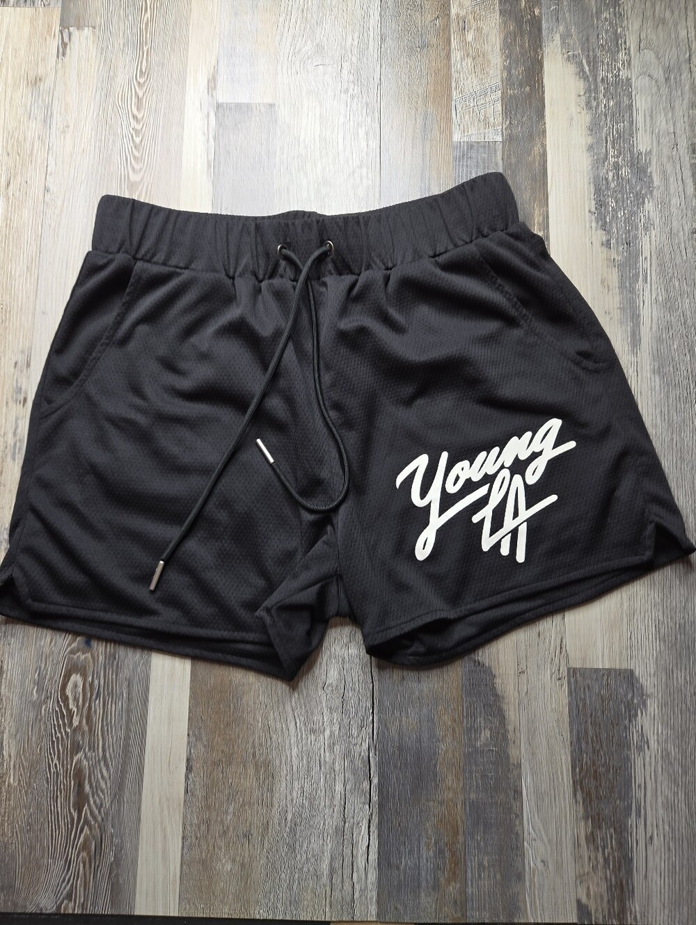 Young LA YoungLA Black Shorts Men's Large